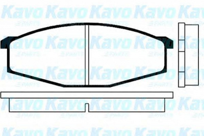 KAVO PARTS bp6502 -  Комплект тормозных колодок, дисковый тормоз